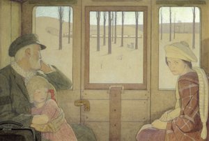 ロングジャーニー、1923 作： Frederick Cayley Robinson